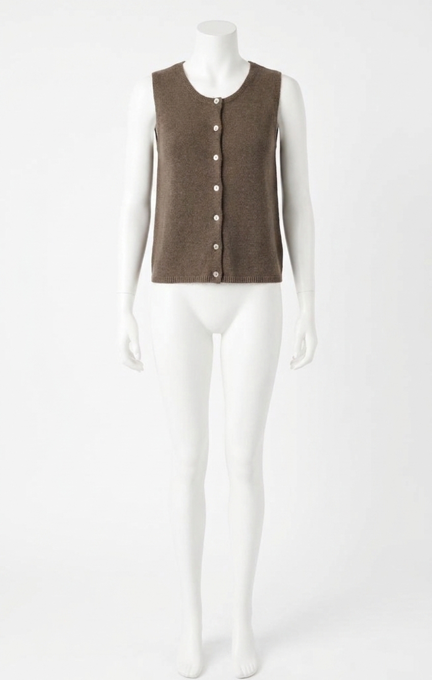 NEW Z SUPPLY syd sweater vest in pebble